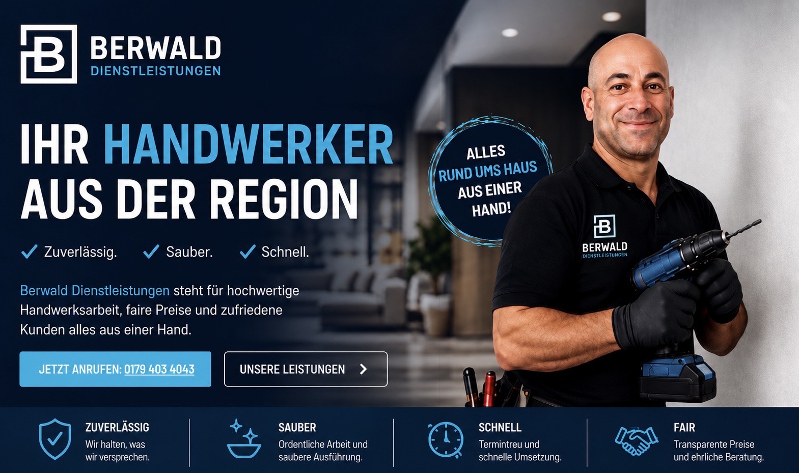 Berwald Dienstleistungen – Ihr Handwerker aus der Region